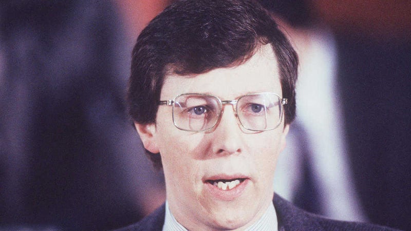 Peter Robinson when he was DUP deputy leader in the 1980s 