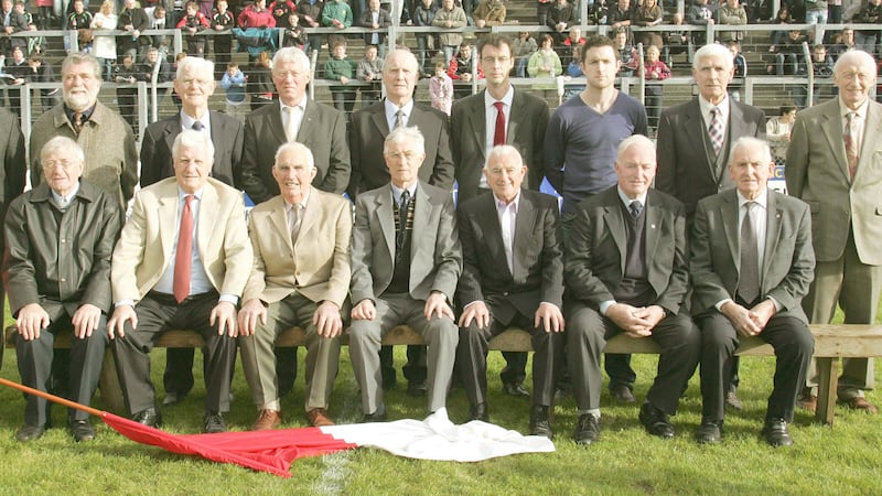 DERRY County Board Chairman Jim McKeever, pictured front and centre,claims the Oak Leaf county can be even better after Derry's demolition of Cavan