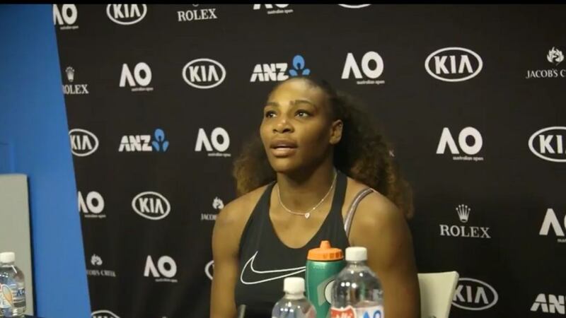 Serena Williams was thoroughly unimpressed by one reporter's assessment of her 'scrappy performance'