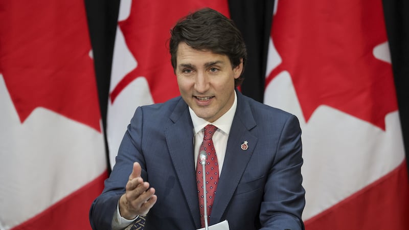 Prime Minister of Canada Justin Trudeau met Sir Keir Starmer on Saturday (Chris Jackson/PA)