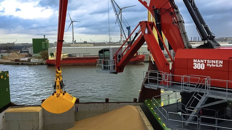 The &lsquo;Mantsinen 300M&rsquo; will be the largest crane of its kind operating in any British or Irish port and can manage individual lifts of up to 50 tonnes. 