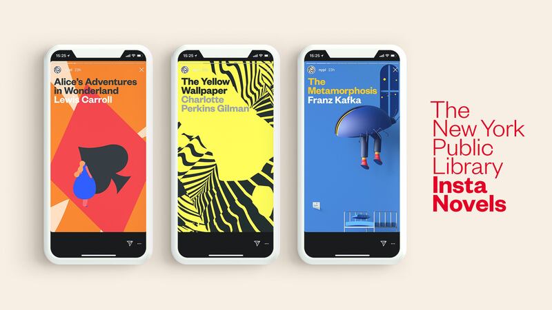 NYPL has created ‘Insta Novels’ to inspire a younger generation of readers.