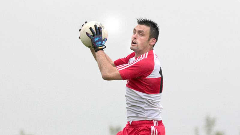 Eoin Bradley (above) and his brother Paddy could hold the key for Glenullin in Thursday's Derry SFC game against Coleraine &nbsp;