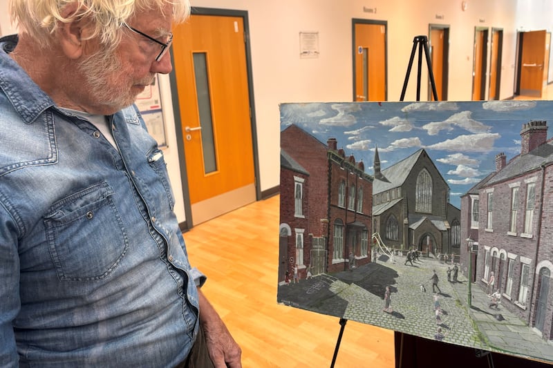 ‘Dirty old town’ captured on canvas for Salford centenary celebration
