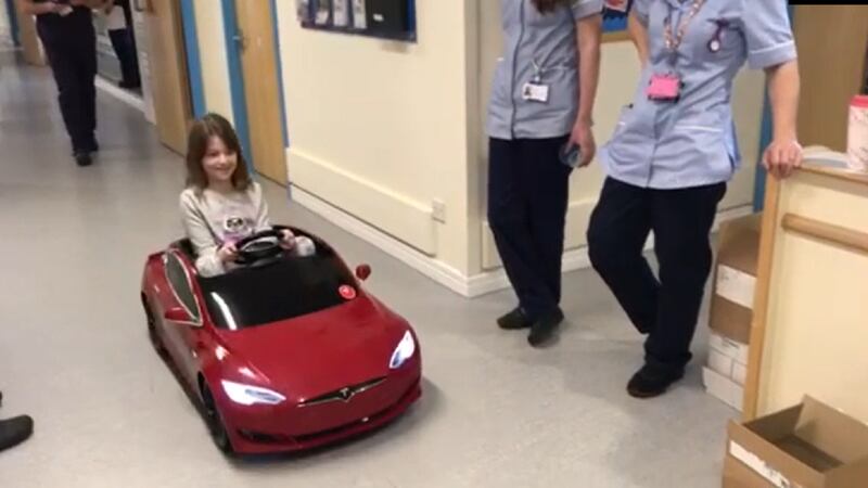 Doctors commended the vehicle for ‘reducing the stress associated with having an operation’.