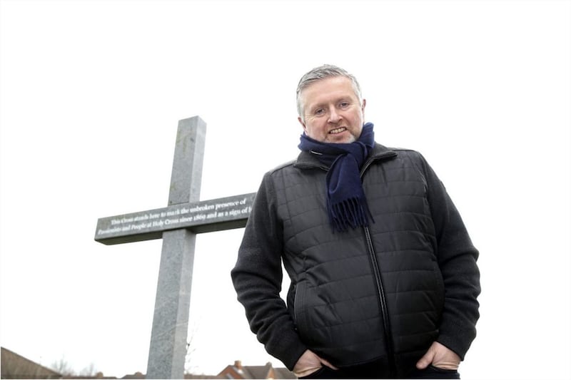 Fr Gary Donegan served at Holy Cross for many years. Picture by Hugh Russell 