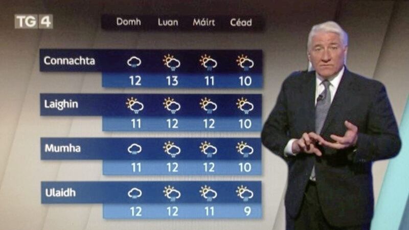 TG4 mocked up a still of CNN correspondent John King reading the weather to reflect his popularity in Ireland 