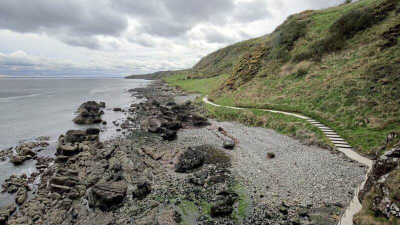 The Gobbins cliff face walk at Islandmagee reopened yesterday. Picture by Cliff Donaldson 