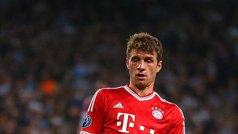 Thomas Muller opened the scoring for Bayern Munich against Juventus &nbsp;