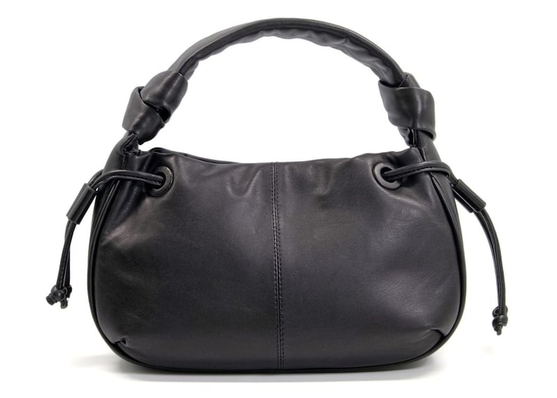 Dune London Dignity Black Leather Shoulder Bag, &pound;120, available from Dune