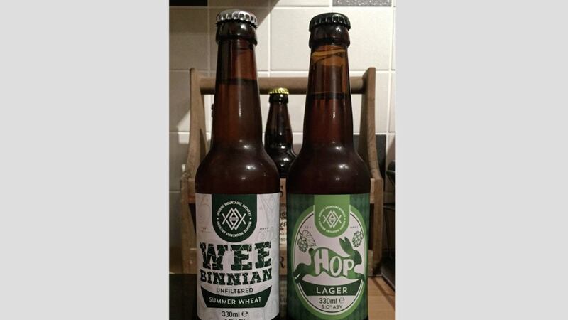 Wee Binnian is a a wheat ale, along the lines of a Belgian witbier, from Mourne Mountains Brewery; Hop is the Warrenpoint brewers&#39; new lager 