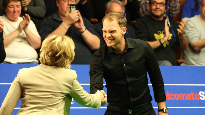 Danny Willett pictured at the World Snooker Championship last month&nbsp;<br />Picture by PA