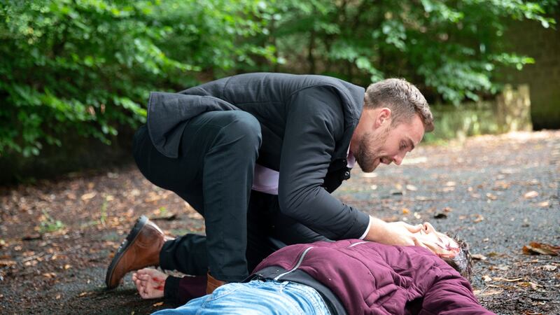 Viewers will see the doctor allow drug dealer Ronan Truman to bleed to death after a car crash.