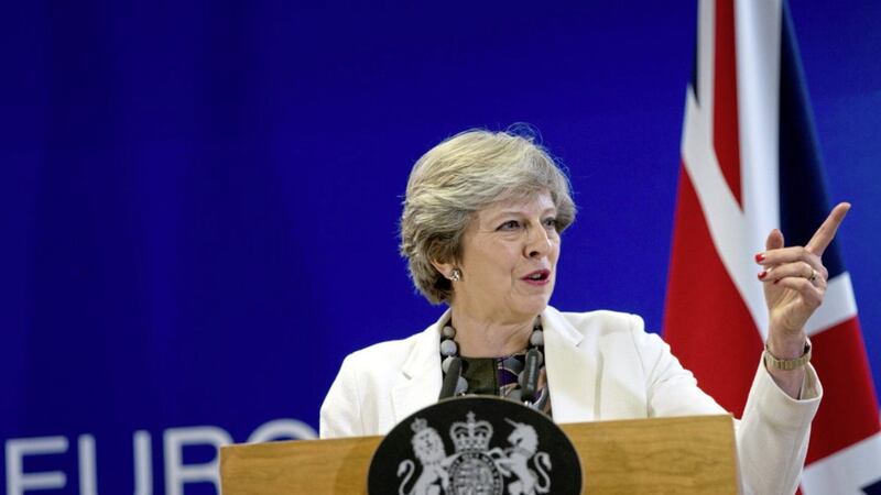 Theresa May&#39;s answers answers avoided specific solutions to the problems created by Brexit. Picture by AP Photo/Virginia Mayo 
