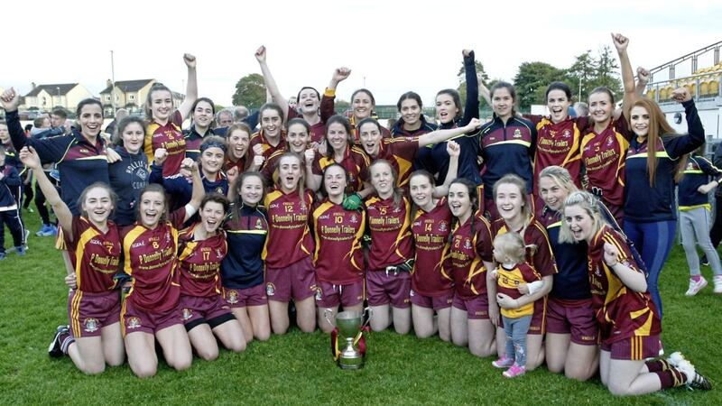 St Macartan&#39;s Ladies who won the Tyrone Senior Championship for the third year in a row when they defeated Errigal Ciaran in the final at Loughmacory 