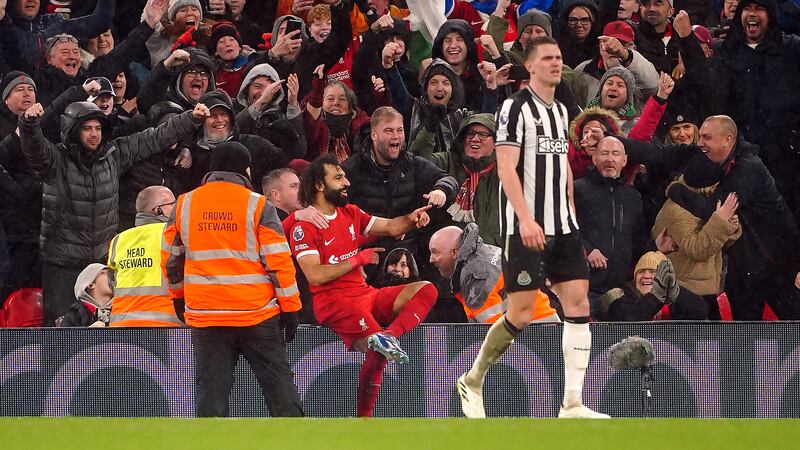 Mohamed Salah scored twice as Liverpool defeated Newcastle