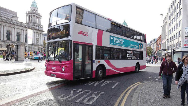 File picture of Translink Metro bus in Belfast city centre. Picture by Cliff Donaldson. 