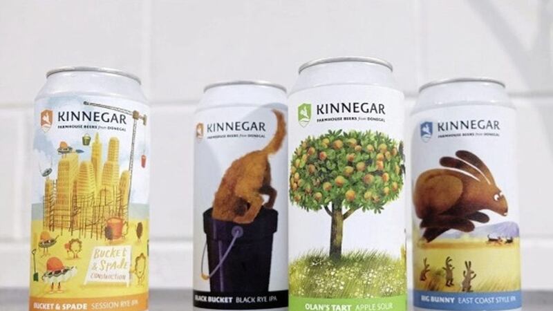 Some of Letterkenny-based Kinnegar&#39;s new canned offerings 