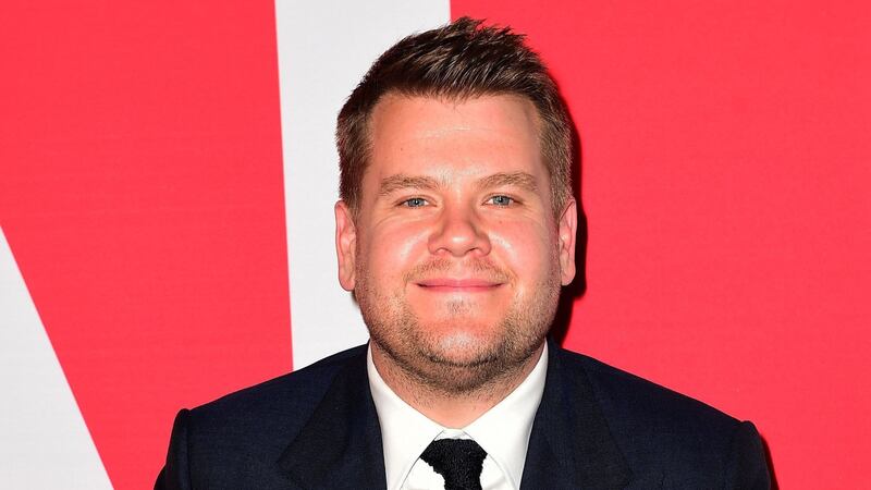 James Corden made gags about Harvey Weinstein at a charity gala.