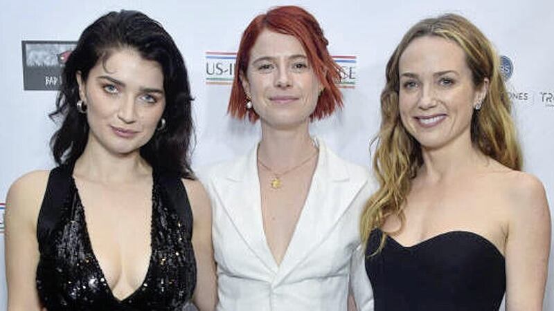 Eve Hewson, Jessie Buckley and Kerry Condon attend Oscar Wilde Awards 2023 . Picture by Alberto E. Rodriguez/Getty Images for US-Ireland Alliance) 