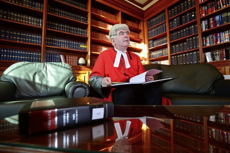 Mr Justice Adrian Colton. Picture by Arthur Allison, Pacemaker Press 