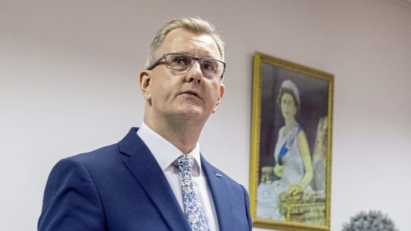 Of the two DUP leadership candidates, Jeffrey Donaldson MP is the more polished, having lost his Mourne accent. Photo: Liam McBurney/PA Wire. 