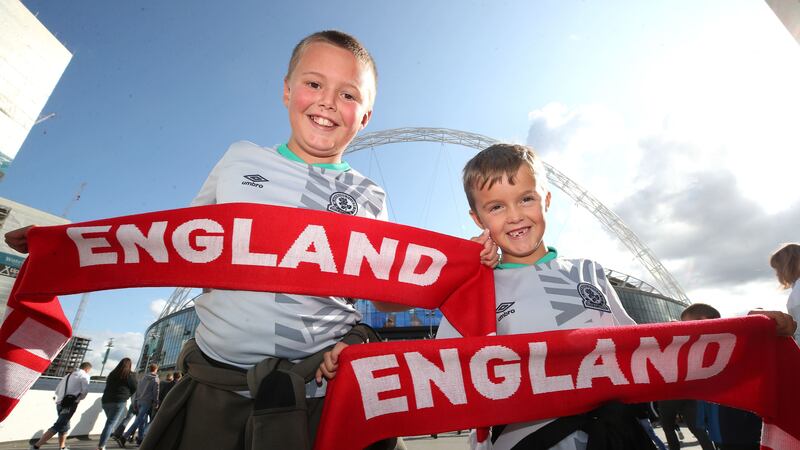 Children have been allowed to wear football shirts, or the colours of their team, on Friday ahead of the historic sporting event.