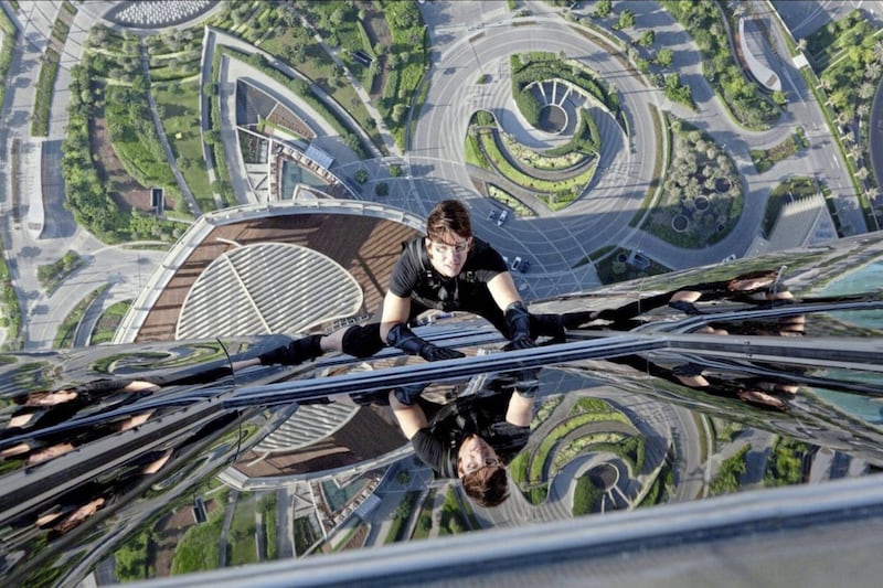 Scaling the world&#39;s tallest building, Dubai&#39;s Burj Khalifa, in Mission Impossible: Ghost Protocol is all in a day&#39;s work for Tom Cruise. Training for and performing extreme stunts is part of the 60-year-old actor&#39;s fitness regime. 