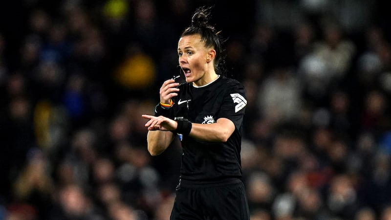 Referee Rebecca Welch impressed on her debut