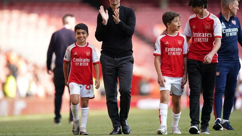 Mikel Arteta knows Arsenal must improve next season (Adam Davy/PA)