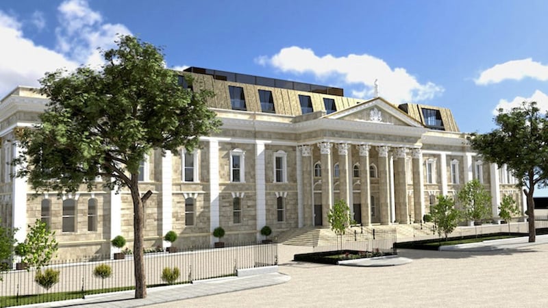 The first images of the proposed new hotel on the site of the Crumlin Road Courthouse 