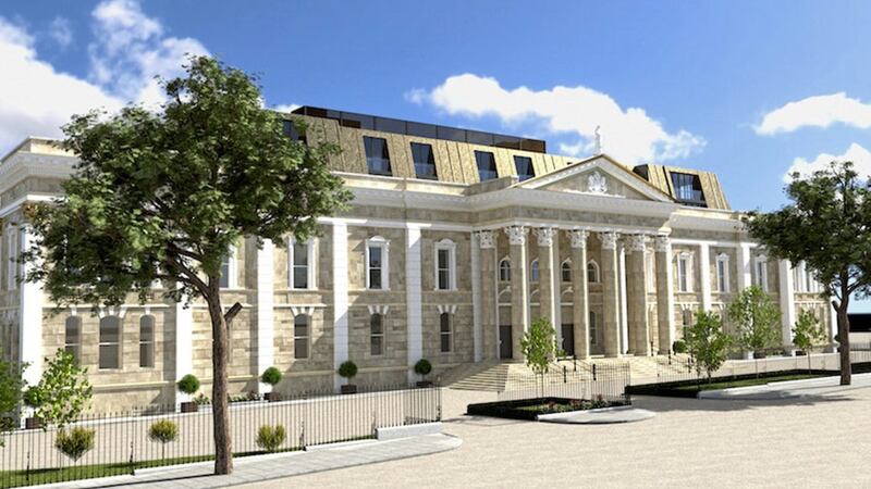 The first images of the proposed new hotel on the site of the Crumlin Road Courthouse 