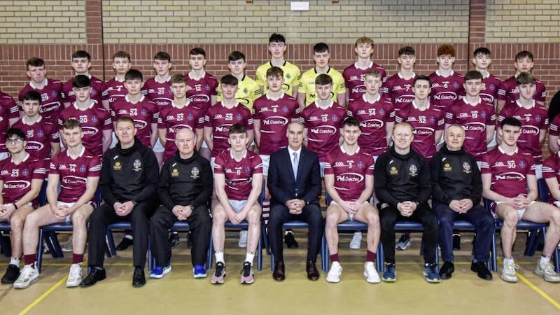 The Omagh CBS team pictured ahead of the MacRory Cup final on Sunday 