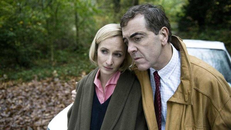 Genevieve O&#39;Reilly and James Nesbitt as Hazel Stewart and Colin Howell in The Secret 