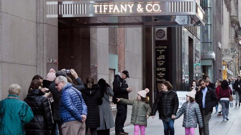 Tiffany’s flagship store is located on New York’s Fifth Avenue (AP)