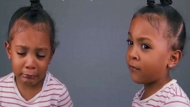 Three-year-old twins, Ava and Alexis McClure, recently discovered that one sibling is a minute older, while the other is an inch taller. There were tears