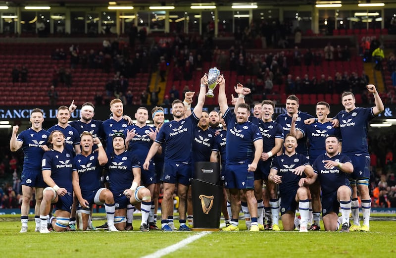 Scotland held on to beat Wales 27-26 on Saturday