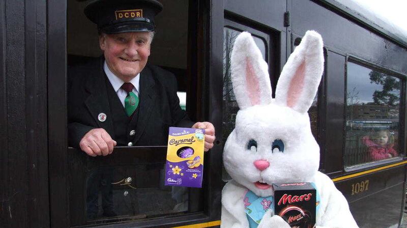Visitors can also hop aboard the &#39;Easter Eggspress&#39; at the Downpatrick and Co Down Railway over the weekend 