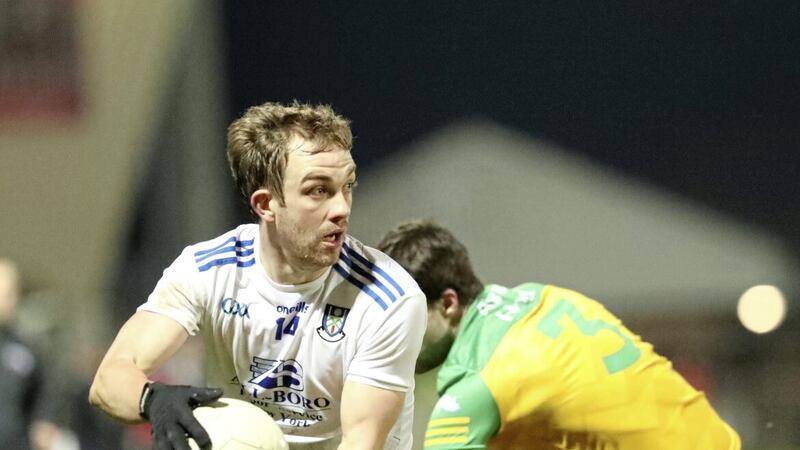 Jack McCarron has been Monaghan&#39;s last round hero in their last two League campaigns. Picture: Philip Walsh. 