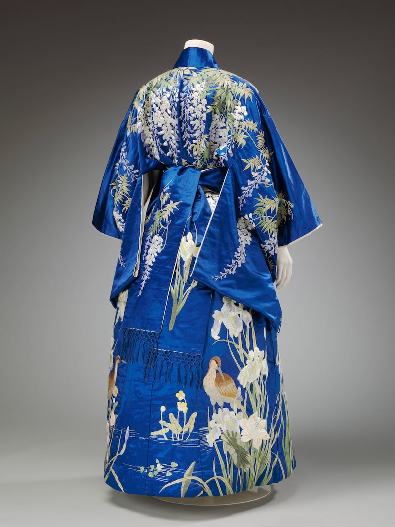 One of the kimono on show at the exhibition