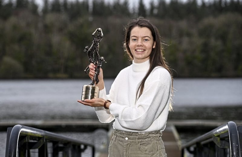 Fermanagh&#39;s Eimear Smyth, voted TG4 Junior Players&rsquo; Player of the Year for 2020, said that she wouldn&rsquo;t be in the position without her Erne team-mates 