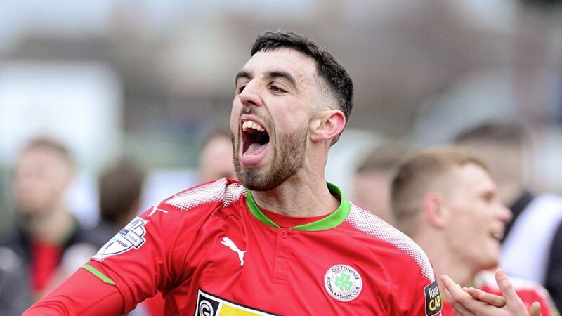Cliftonville will look to top scorer Joe Gormley to end the club&#39;s 39-year wait for the Irish Cup 