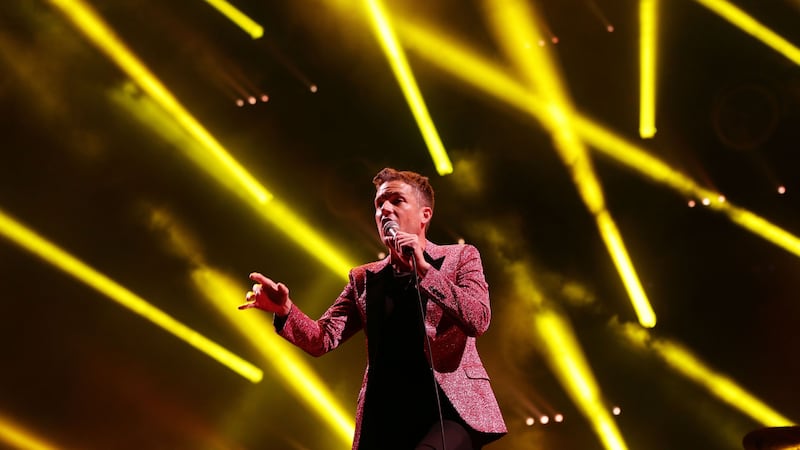 The secret Glastonbury spot was filled by The Killers.