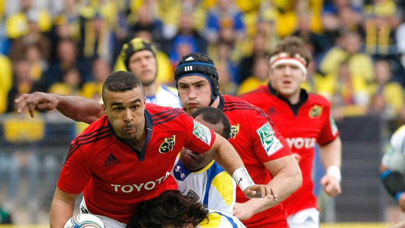 Simon Zebo is named at full-back for Munster as they complete their European campaign with a trip to face Treviso
