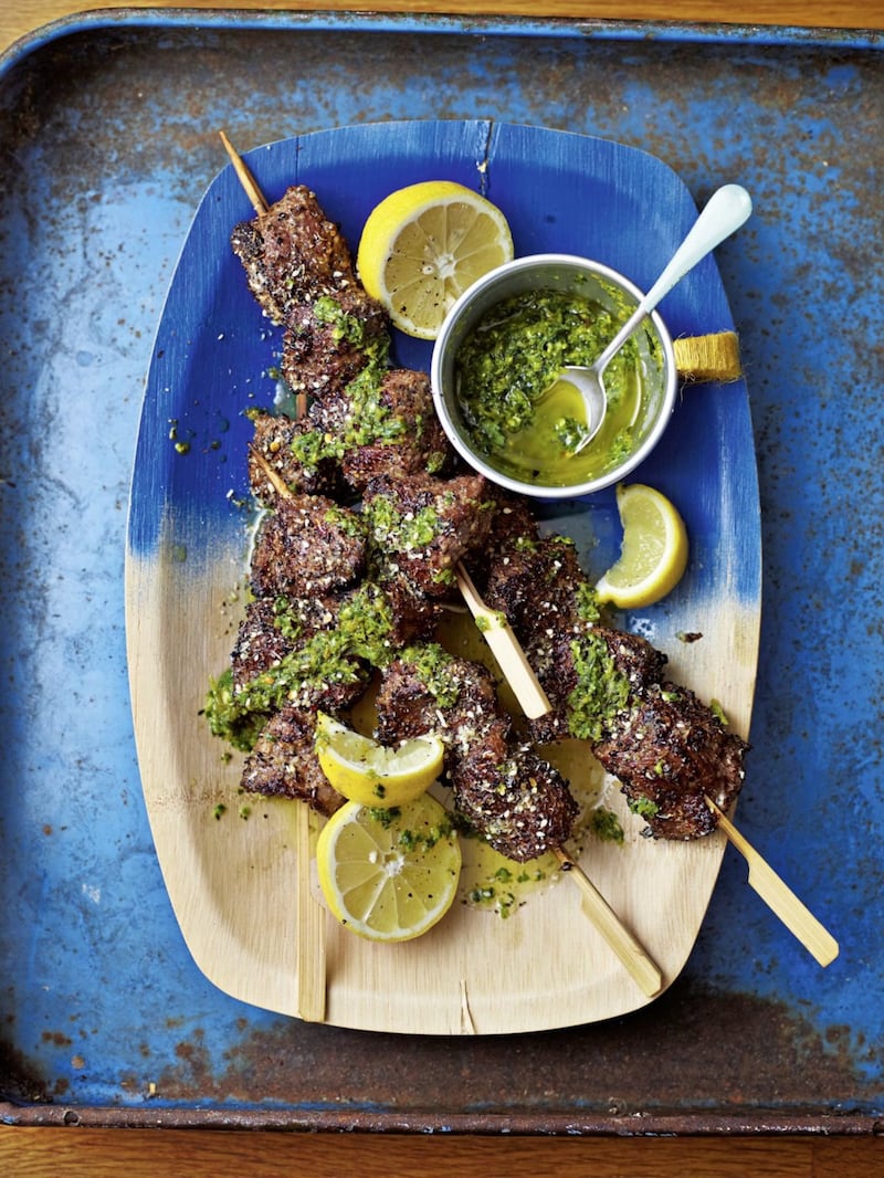 Poppy and coconut beef kebabs from Ainsley&rsquo;s Caribbean Kitchen by Ainsley Harriott 