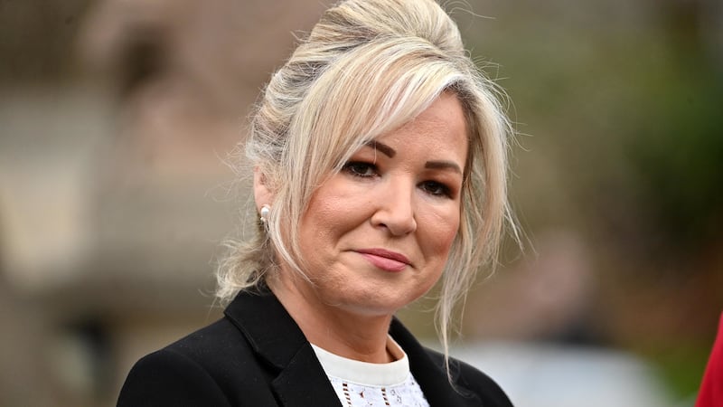 First Minister Michelle O’Neill said an analysis of government-issued mobile devices was ‘ongoing’