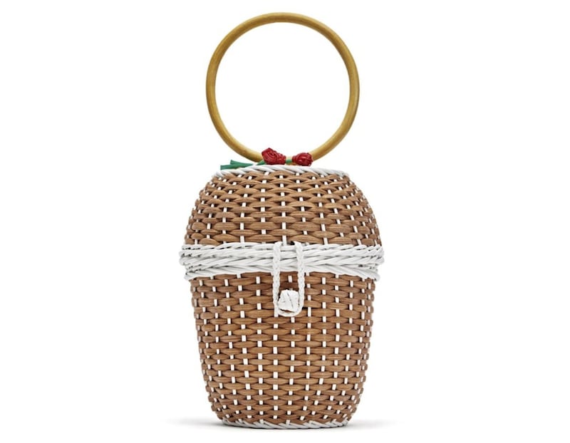 Zara&nbsp;Basket with Floral Detail, &pound;29.99 