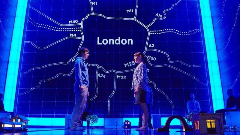Joshua Jenkins and Gina Isaac in The Curious Incident of the Dog in the Night-Time