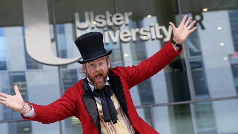 Ulster University Freshers Week at the new campus in Belfast. Picture by Mal McCann 