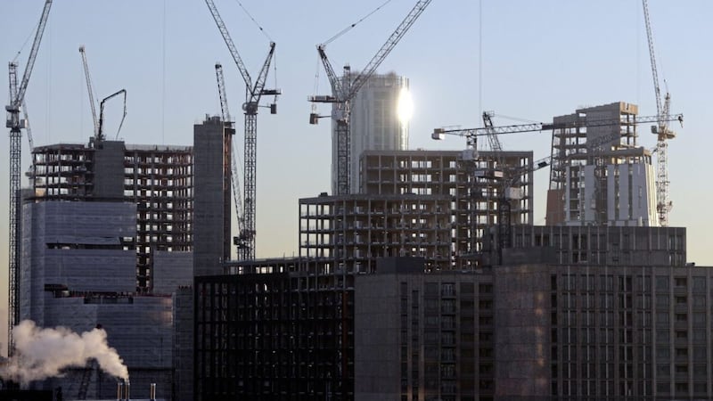 The UK&#39;s construction sector unexpectedly fell last month as commercial building and civil engineering work continued to drag on the industry 